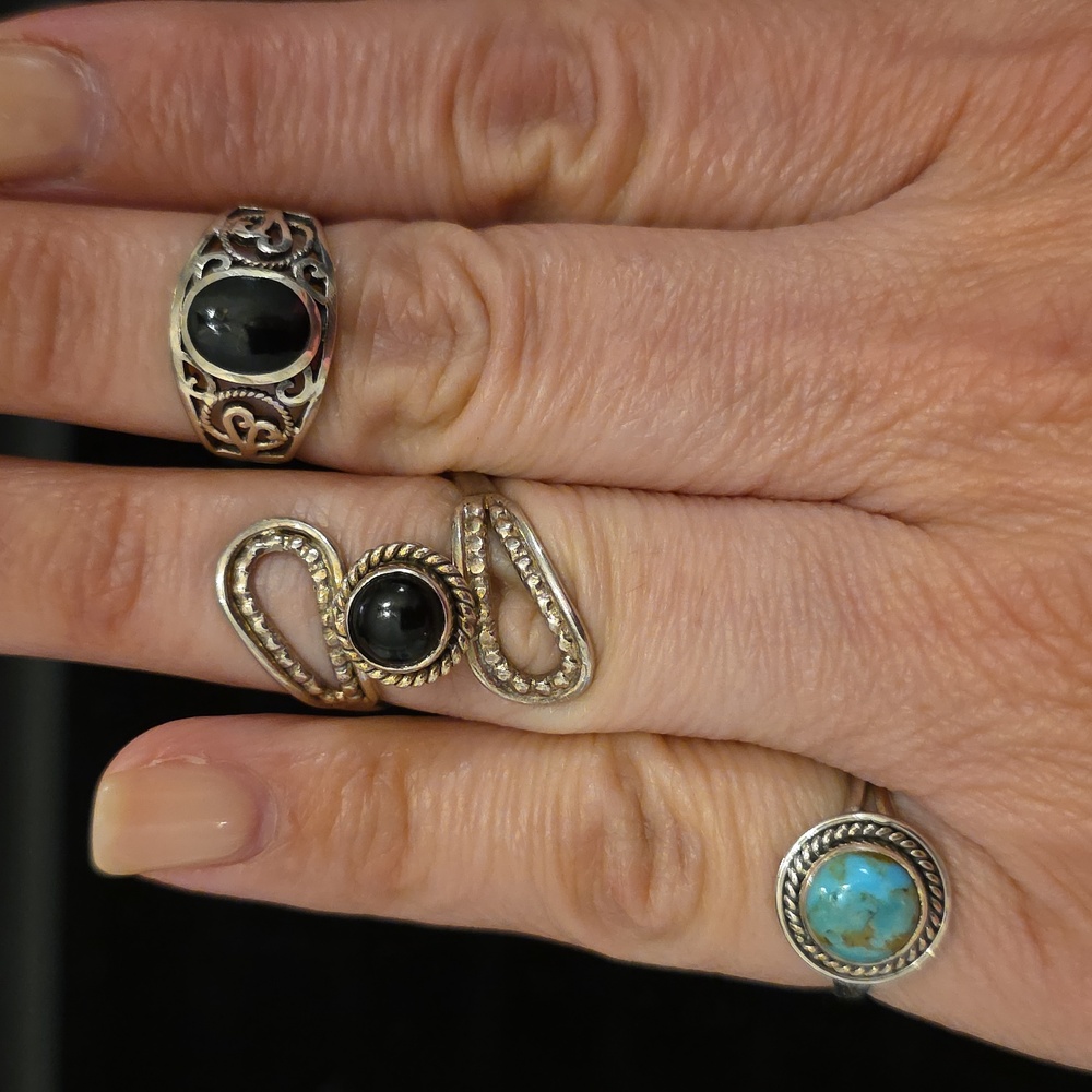 NEW Size 7 Genuine Sterling Silver Rings - Picture 4 of 7